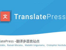 WordPress多语言插件 TranslatePress Pro v1.7.8 + 7个addons 中文汉化授权版