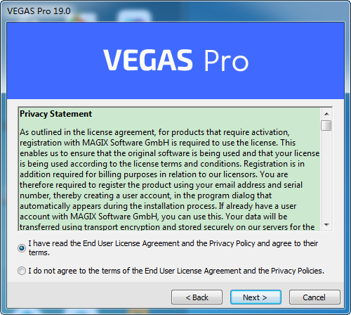 Magix (Sony) Vegas Pro 19.0.0.458 英文汉化注册版不支持win7
