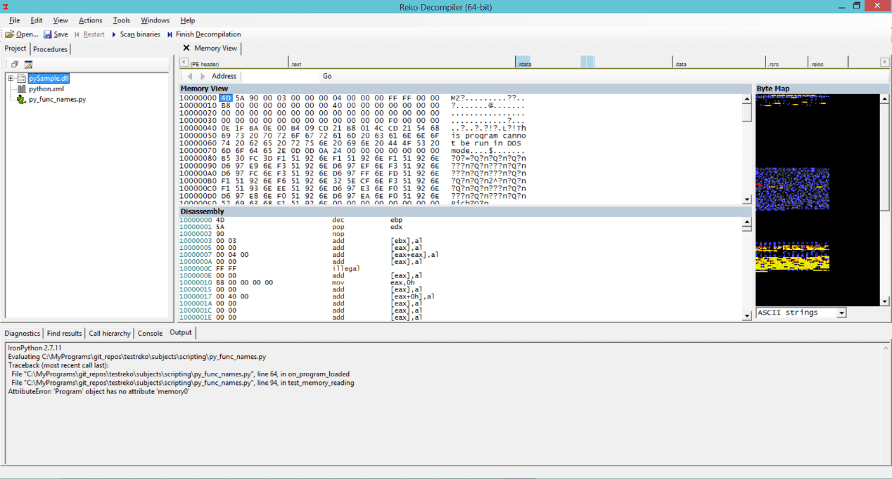 可能是唯一通用代码c语言反编译到源码工具 Reko Decompiler v0.11.1