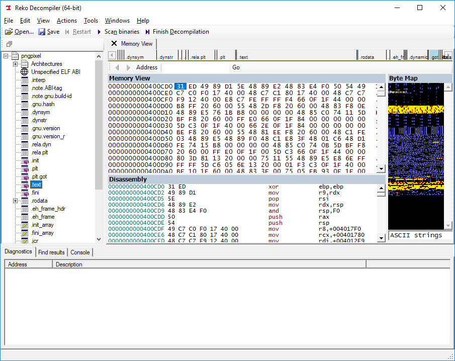 可能是唯一通用代码c语言反编译到源码工具 Reko Decompiler v0.11.1